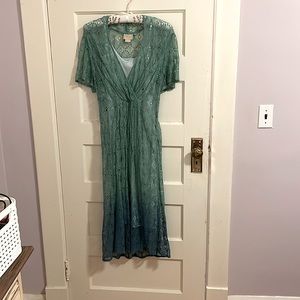 Anthropologie Lace Ombré Dress size 6 VanessaVirginia